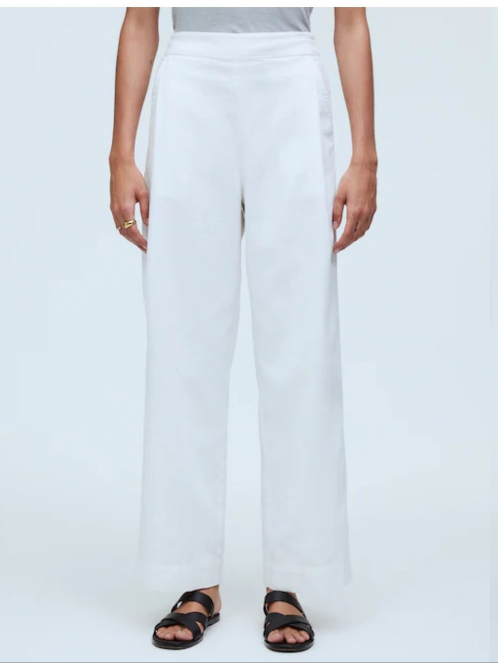 Madewell Pull-On Straight Crop Pant